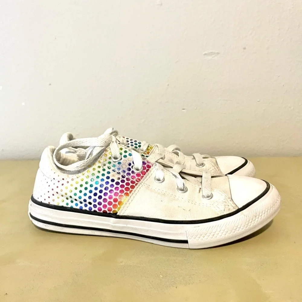 Converse Pride Rainbow Dot Madison‎ Shoes Sneaker Kids Size 3